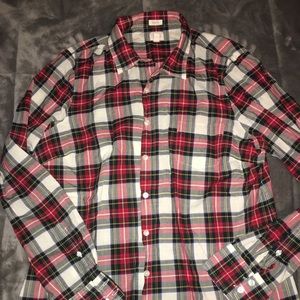 JCrew Christmas Tartan Plaid Flannel Shirt